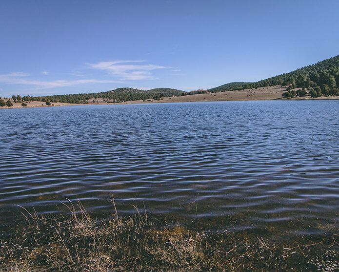 Fotografía de la laguna de Bezas